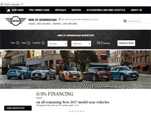 Tablet Screenshot of birminghammini.com